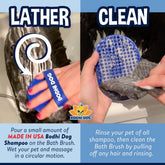 Dog Shampoo Grooming Bath Brush