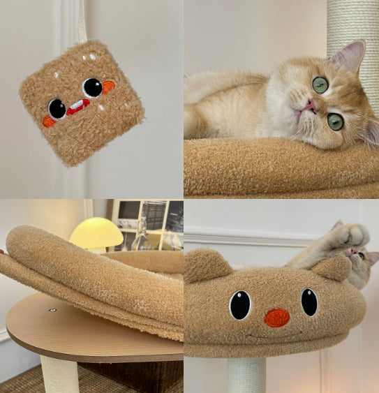 TOOCAT Panda Cat Tree Scratching Post