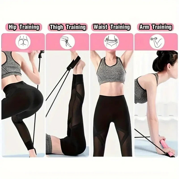 Pilates Bar Kit Resistance Bands Home