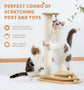 2 Layer Sisal Cat Scratching Post Toy