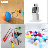 Electric Moving Mouse Cat Toy Ball