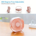 Rechargeable Mini Desktop Fans
