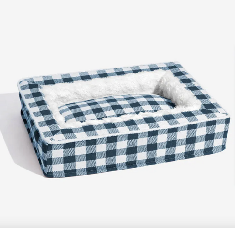 Classic Plaid Pet Bed Removable & Washable