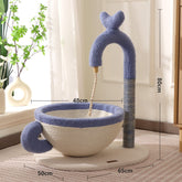 Sisal Cat Scratching Post Bed Combo