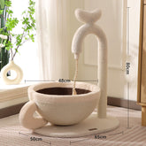 Sisal Cat Scratching Post Bed Combo