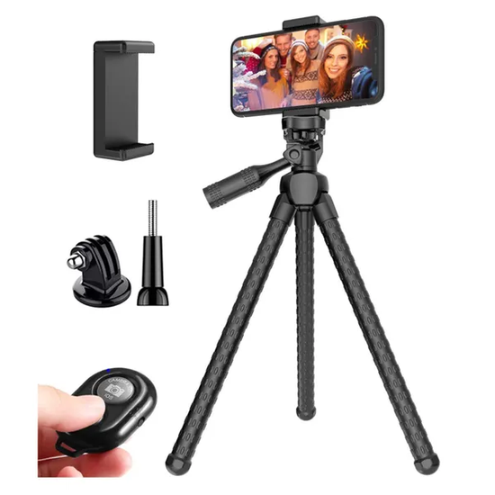 Flexible Phone Tripod With Remote