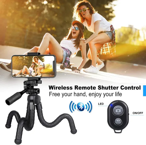 Flexible Phone Tripod With Remote