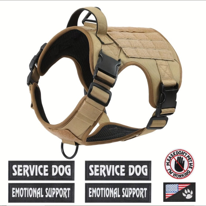 Tactical Reflective Dog Harness
