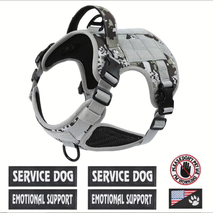 Tactical Reflective Dog Harness