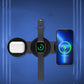 Magnetic Suction Wireless Charging Three In One Folding