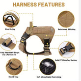 Tactical Reflective Dog Harness