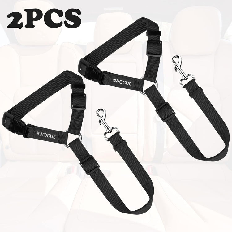 2 Pack Dog Car Seat Belt Restraint