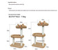 TOOCAT Panda Cat Tree Scratching Post