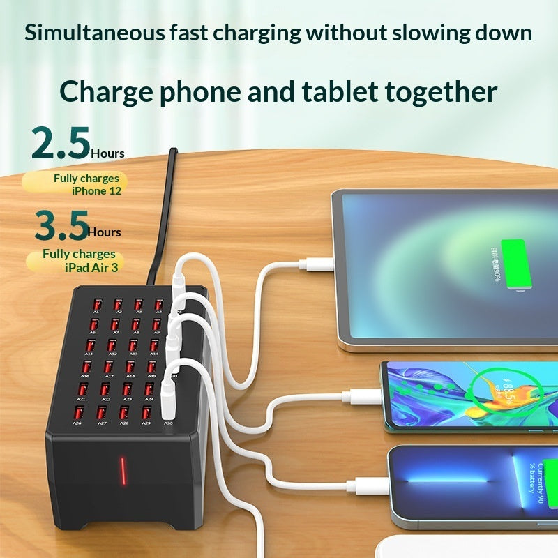 150W Charging Station With Wireless Charging Capability