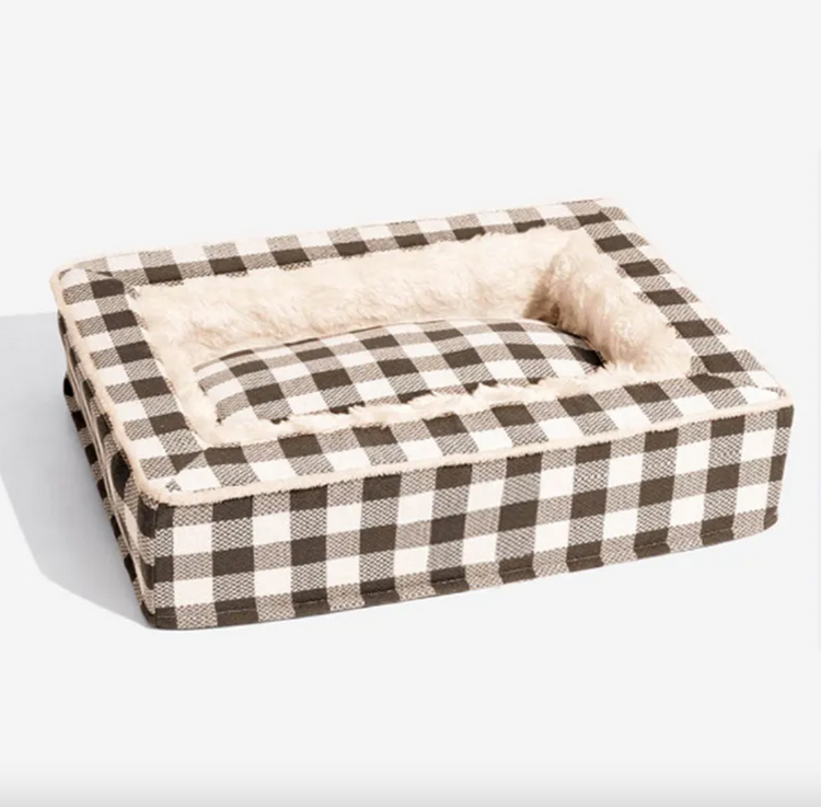 Classic Plaid Pet Bed Removable & Washable