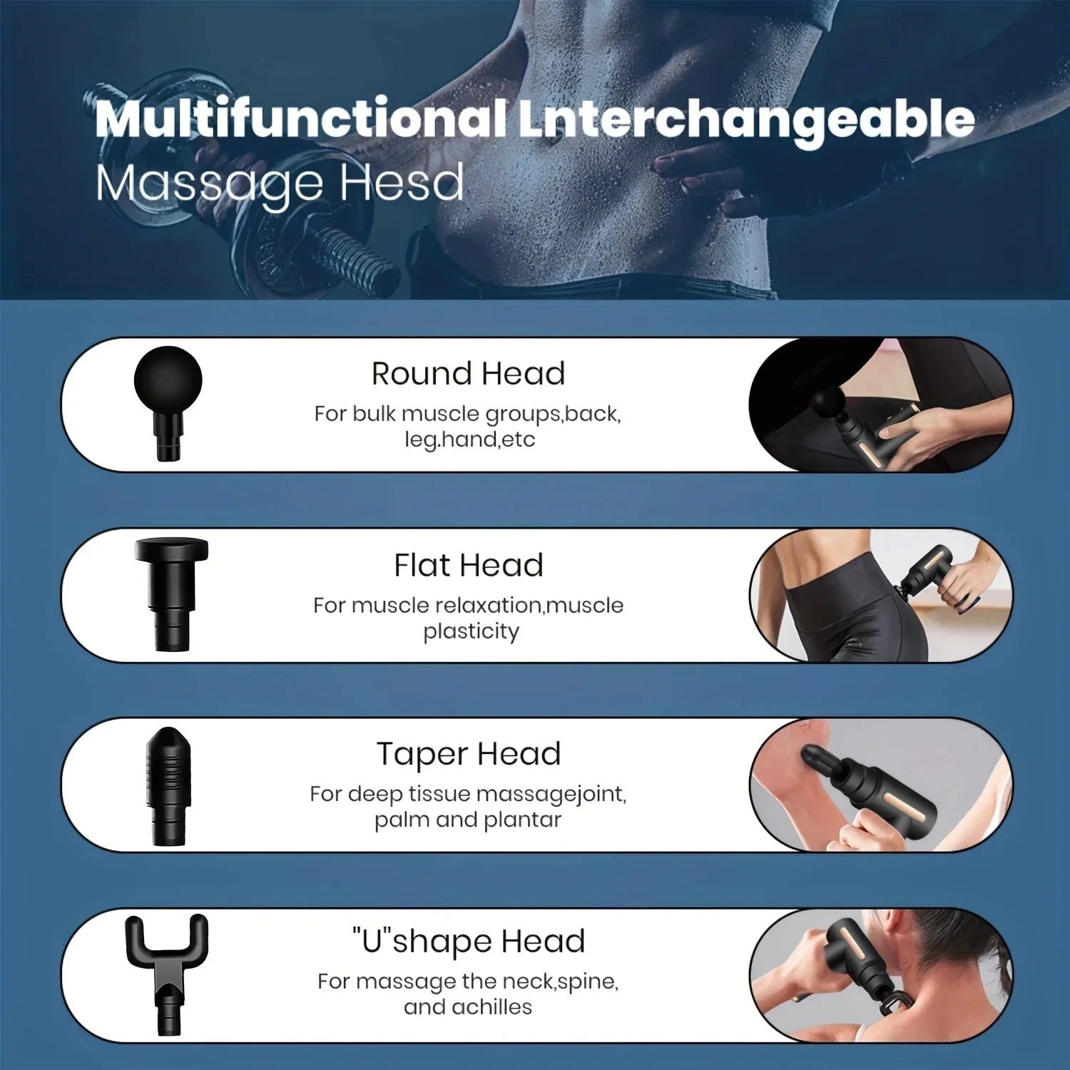 Deep Tissue Massage Gun Quiet Fitness
