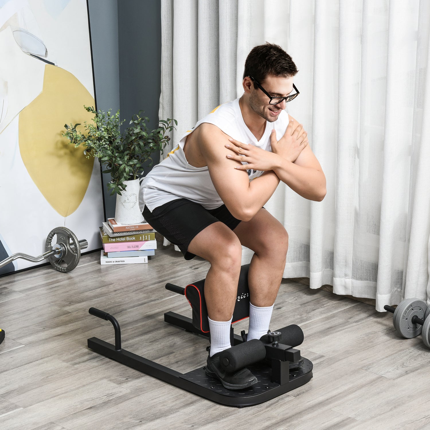 3-in-1 Push Up Sit Up Squat Machine