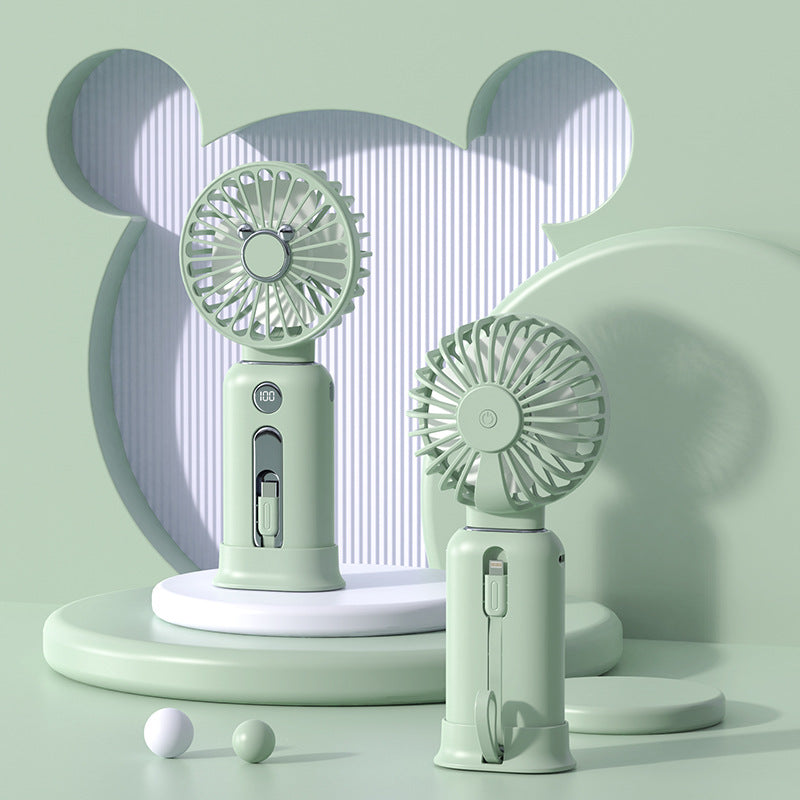 2-in-1 Handheld Mini Fan Power