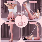 6 Tube Pedal Resistance Band Set