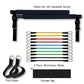 Portable Pilates Bar Gym Band Set