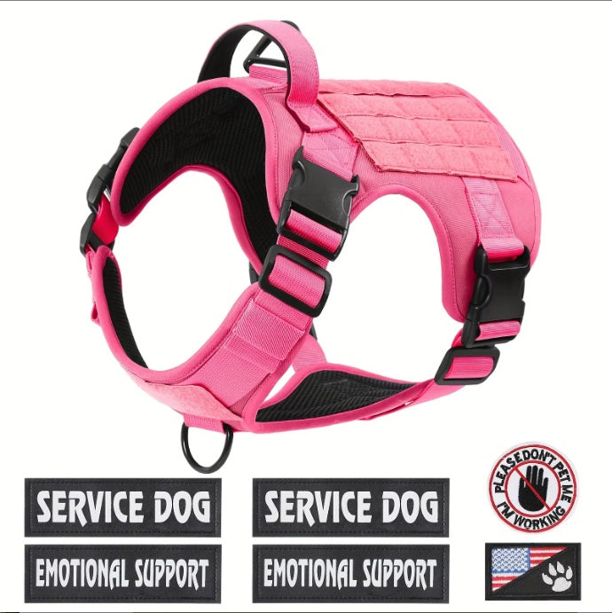 Tactical Reflective Dog Harness