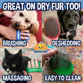 Dog Shampoo Grooming Bath Brush