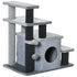 PawHut Adjustable Cat Steps House Toy