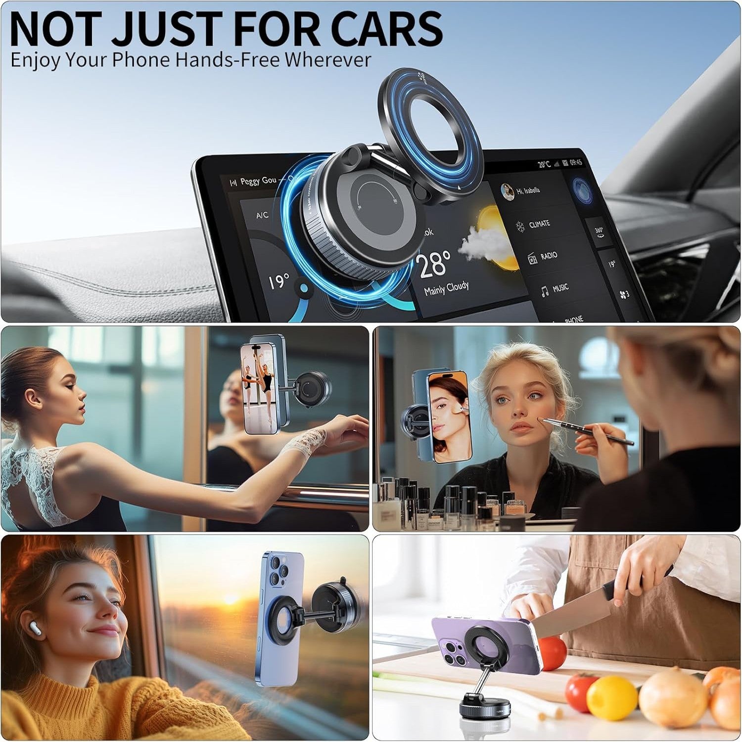 360 Magnetic Vacuum Phone Mount