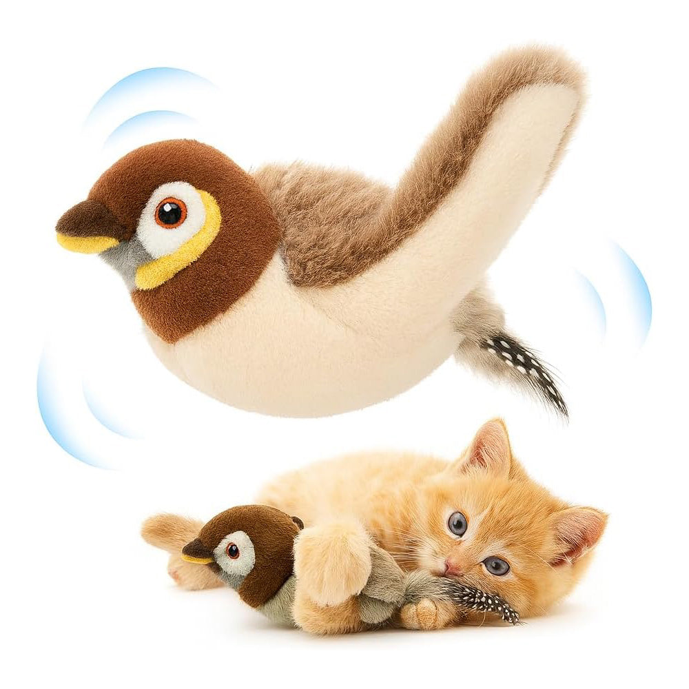 USB Flapping Bird Cat Toy Interactive