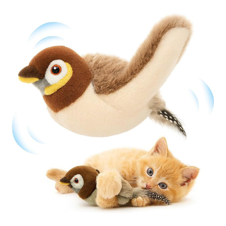 USB Flapping Bird Cat Toy Interactive