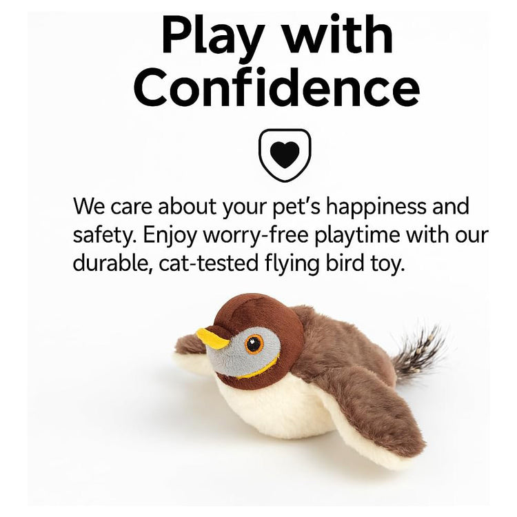 USB Flapping Bird Cat Toy Interactive