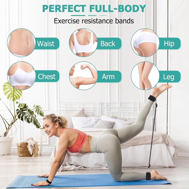 Pilates Bar Kit Resistance Bands Home