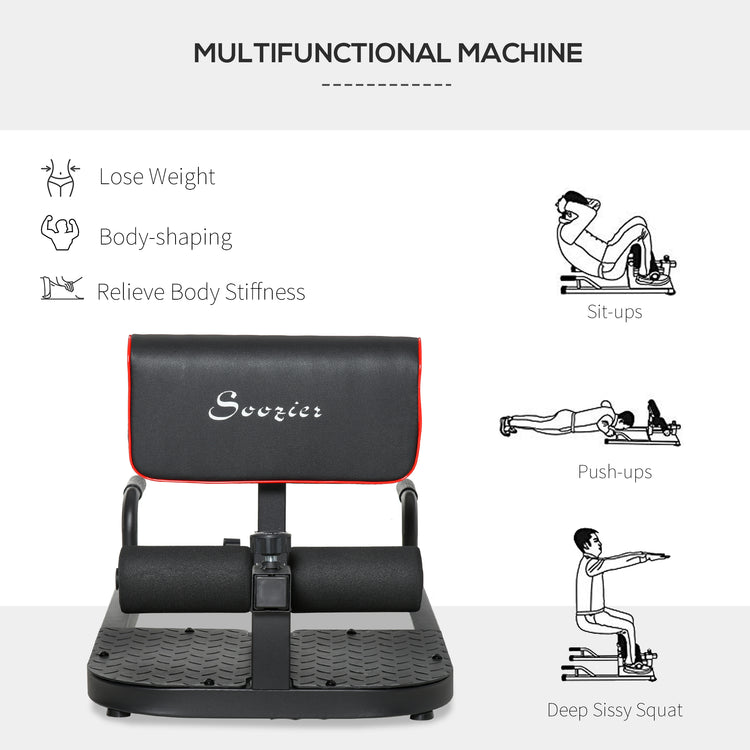 3-in-1 Push Up Sit Up Squat Machine