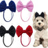 4Pcs Dog Bow Headband Grooming Set