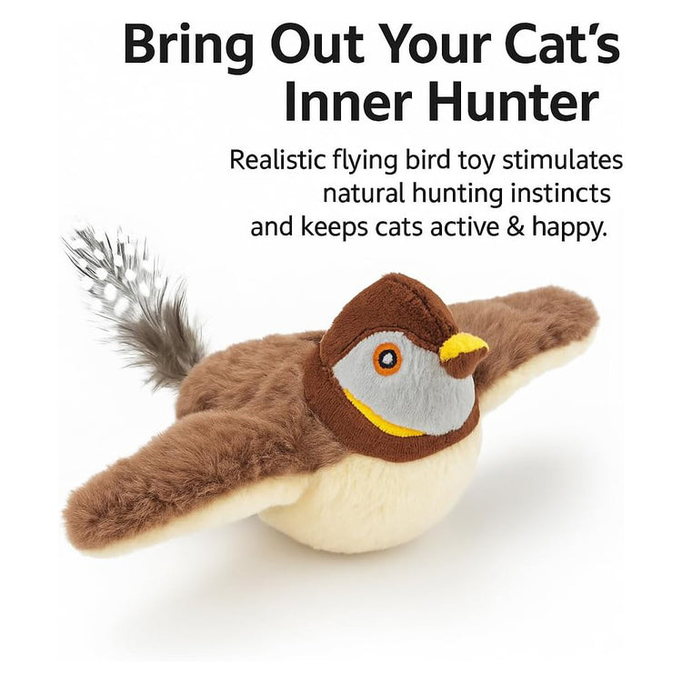 USB Flapping Bird Cat Toy Interactive