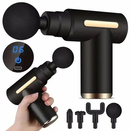 USB Mini Gun Band Muscle Machine Relaxation Vibrating Gun Rod Massage Fitness Equipment Neck Grab Wireless Gun Band