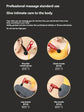 Mini Fascia Gun Vibration Massage Gun Deep Tissue Percussion Home Fitness Muscle Relaxation Massager Suitable for All Body Areas