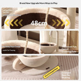 Sisal Cat Scratching Post Bed Combo