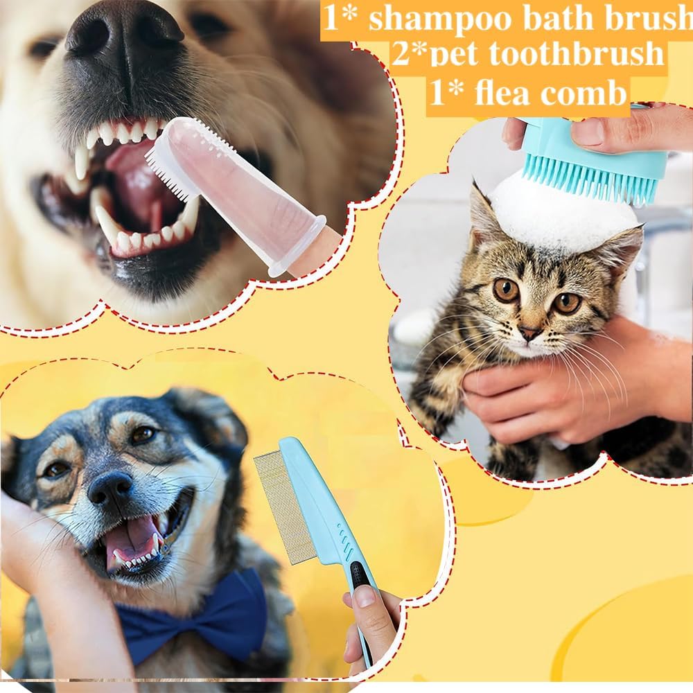 7pcs Pet Grooming & Shedding Kit