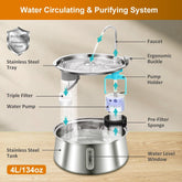 Pet Water Fountain Cat Water Dispenser