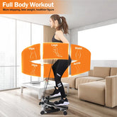 Mini-Fitness Stepper w Bands LCDs