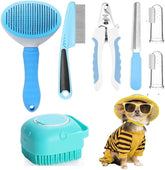 7pcs Pet Grooming & Shedding Kit