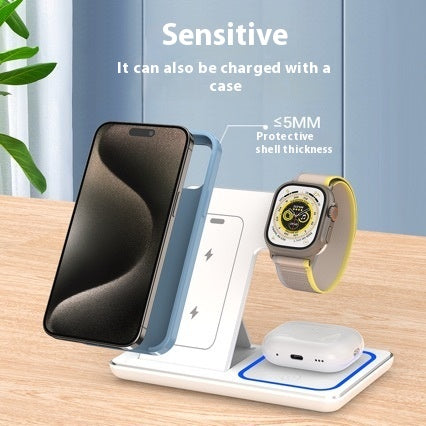 15W 3-in-1 Foldable Wireless Charger