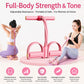6 Tube Pedal Resistance Band Set