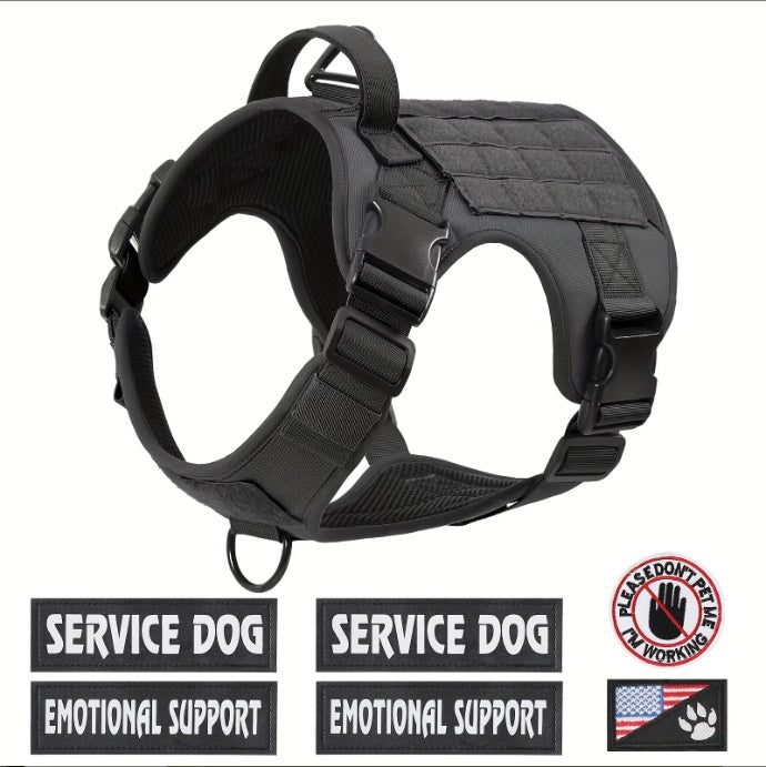 Tactical Reflective Dog Harness