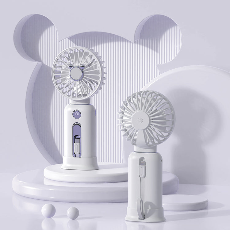 2-in-1 Handheld Mini Fan Power