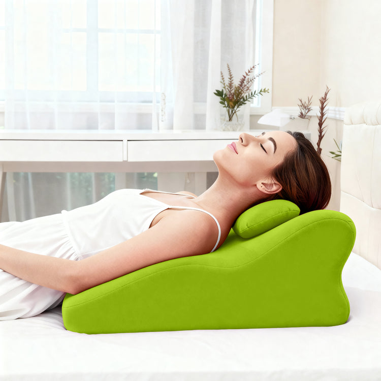 Ergonomic Spinal Support Pillow Green