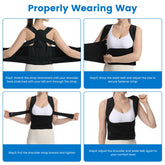 Adjustable Back Posture Corrector Brace