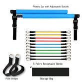 Portable Pilates Bar Gym Band Set