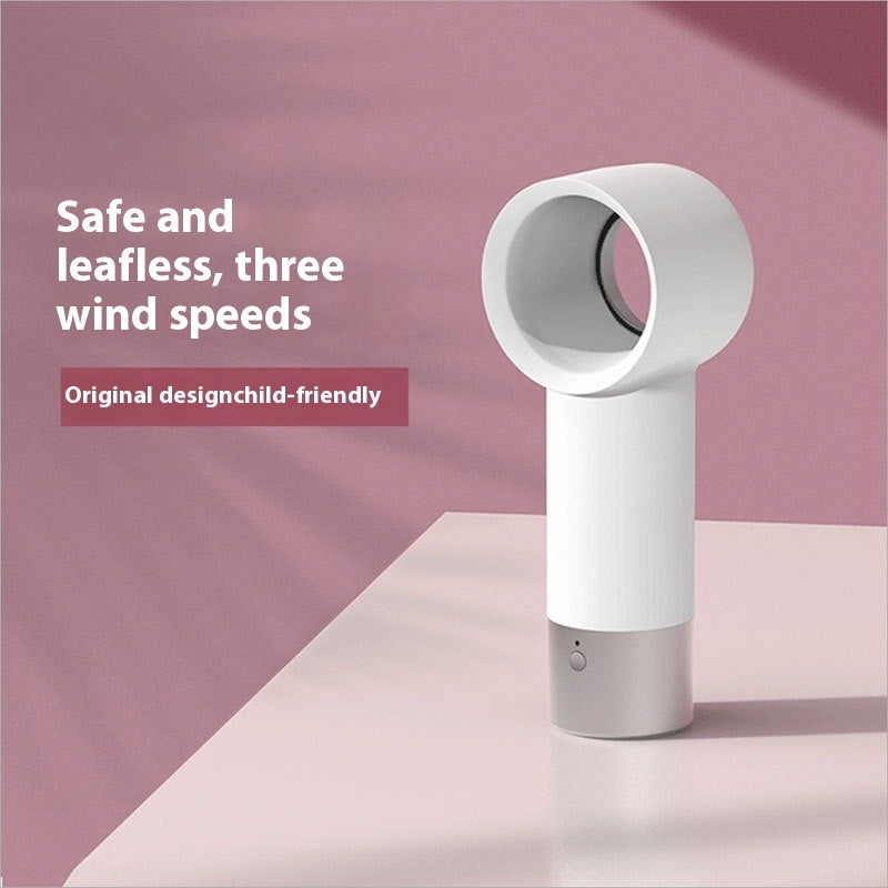 Portable Mini Bladeless Fan Safe Handheld Set